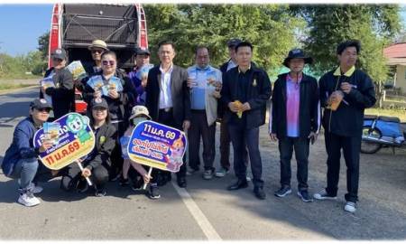 กิจกรรมรณรงค์ประชาสัมพันธ์แจกคู่มือประชาชน แผ่นพับการเลือกตั้ง