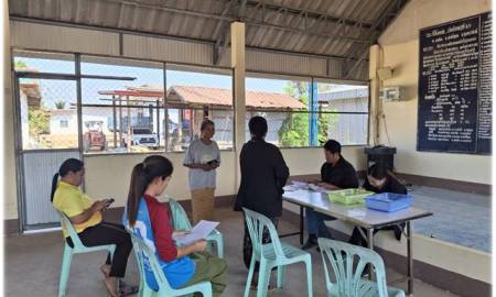 กองทุนสวัสดิการชุมชนตำบลนาห่อม ลงพื้นที่รับชำระค่าธรรมเนียมรายปี